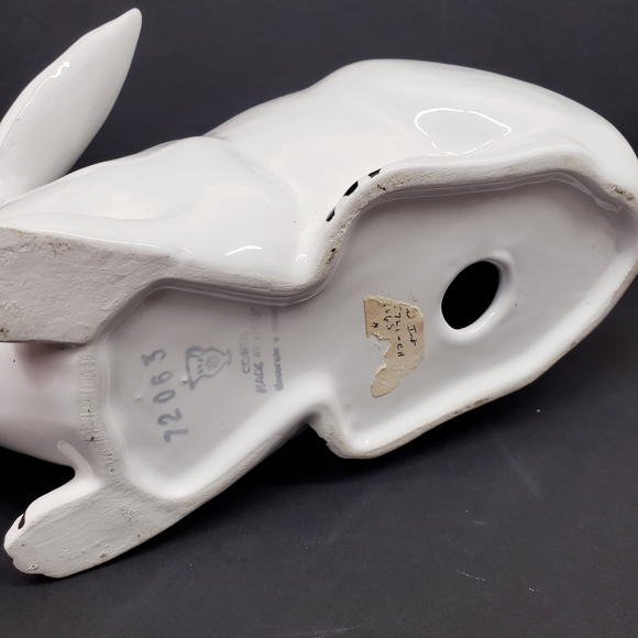 Antique COSTA Majolica Rabbit Bunny Porcelain Ceramic Farmhouse Decor EASTER - Picture 9 of 16